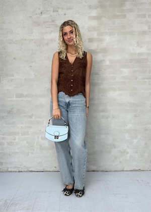 Celestine top Soft Brun Sissel Edelbo 